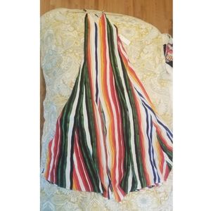 NWT Striped Maxi Dress